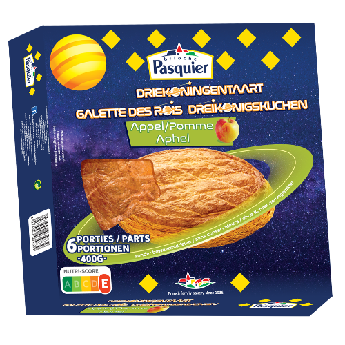 Driekoningentaart - Galette des rois - APPEL/POMME