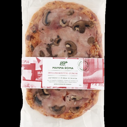 Pinsa Proscuitto - funghi