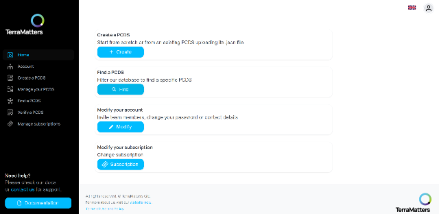 Plateforme PCDS