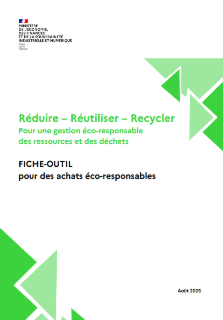 Fiche outil pour des achats éco-responsables