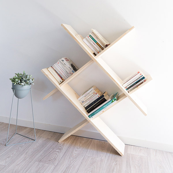 3 inspirations pour fabriquer une bibliothèque tendance