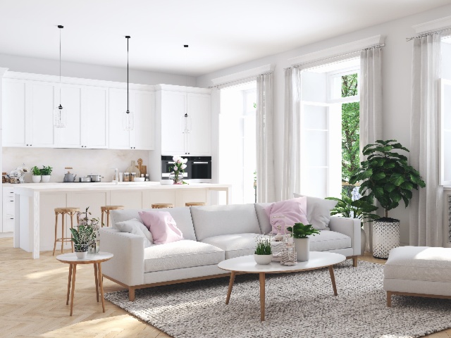 Cuisine ouverte : assortir sa déco au salon