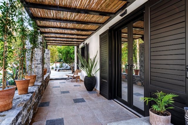 La pierre naturelle pour une terrasse extérieure