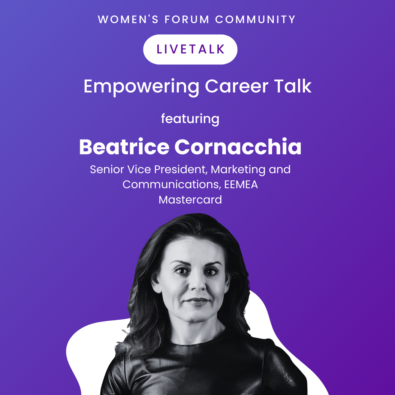 LiveTalk with Beatrice Cornacchia