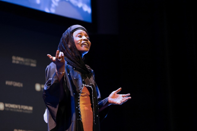 Artistic Performance by the poet Alhanislam